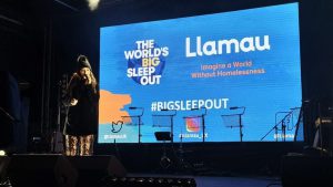 Llamau Big sleep out